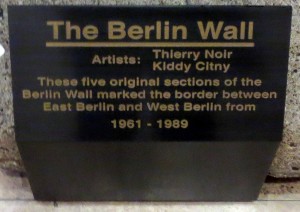 Plaque in lobby of 520 Madison Ave., New York.