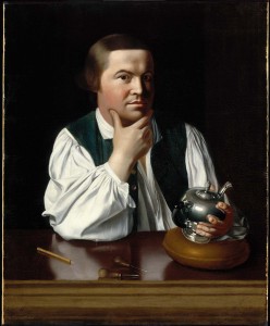 John Singleton Copley, Paul Revere, 1768. Boston, Museum of Fine Arts.