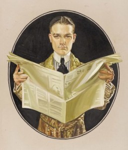 J.C. Leyendecker, ad for Arrow Shirts, 1920s.