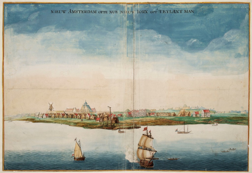 View of New Amsterdam, 1664. 
