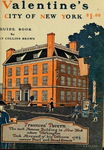Fraunces Tavern, from the cover of a 1920 guidebook.