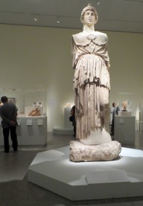 Athena, original mid-5th c. BC, this Greek copy ca. 170 BC. Berlin, Staatliche Museen. Photo: Dianne L. Durante. 