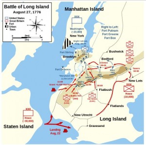Battle of Long Island, August 27, 1776. Image: Wikipedia