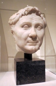 Head of Pompey in the Pergamon exhibition at the Metropolitan Museum of Art. Photo: Dianne L. Durante
