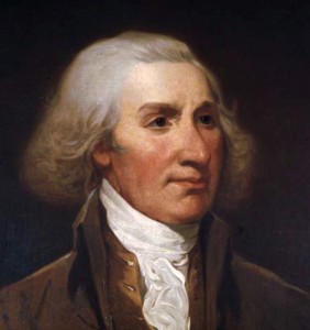 Philip Schuyler. Mirror-image copy of a portrait of Philip Schuyler. Painted by Jacob H. Lazarus (1822-91) from a miniature painted by John Trumbull. Image: Wikipedia