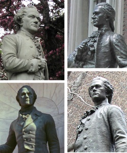 NYC sculptures of Alexander Hamilton