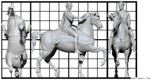 King George III: computer model. Image courtesy StudioEIS.