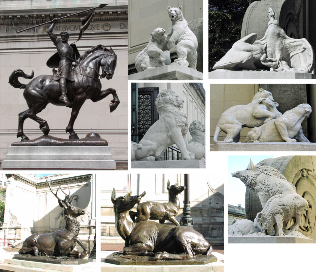 History of Outdoor Sculpture in NYC, 12: post-WW1 sculptures (animals, politicians)